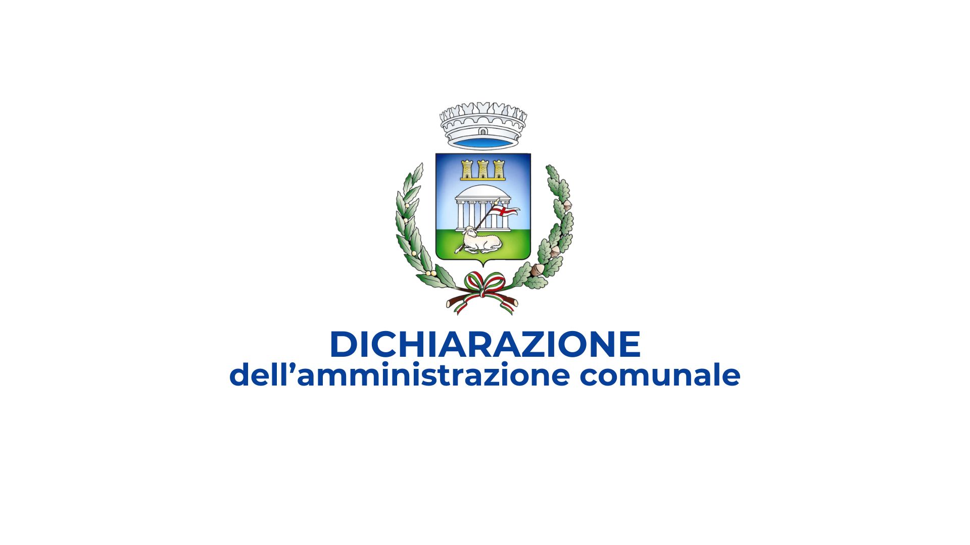 Dichiarazione dell’amministrazione comunale di San Giovanni Rotondo