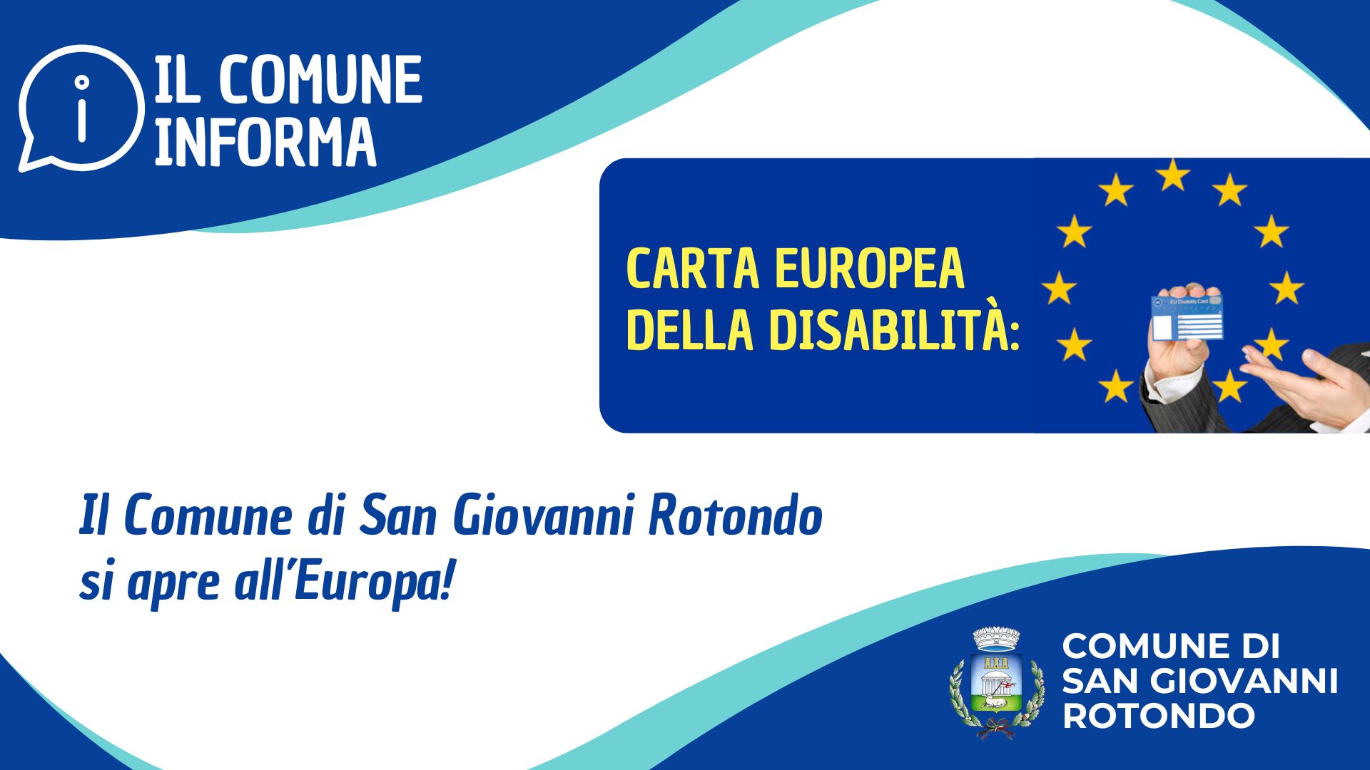 Carta Europea della Disabilità: il Comune di San Giovanni Rotondo  si apre all’Europa