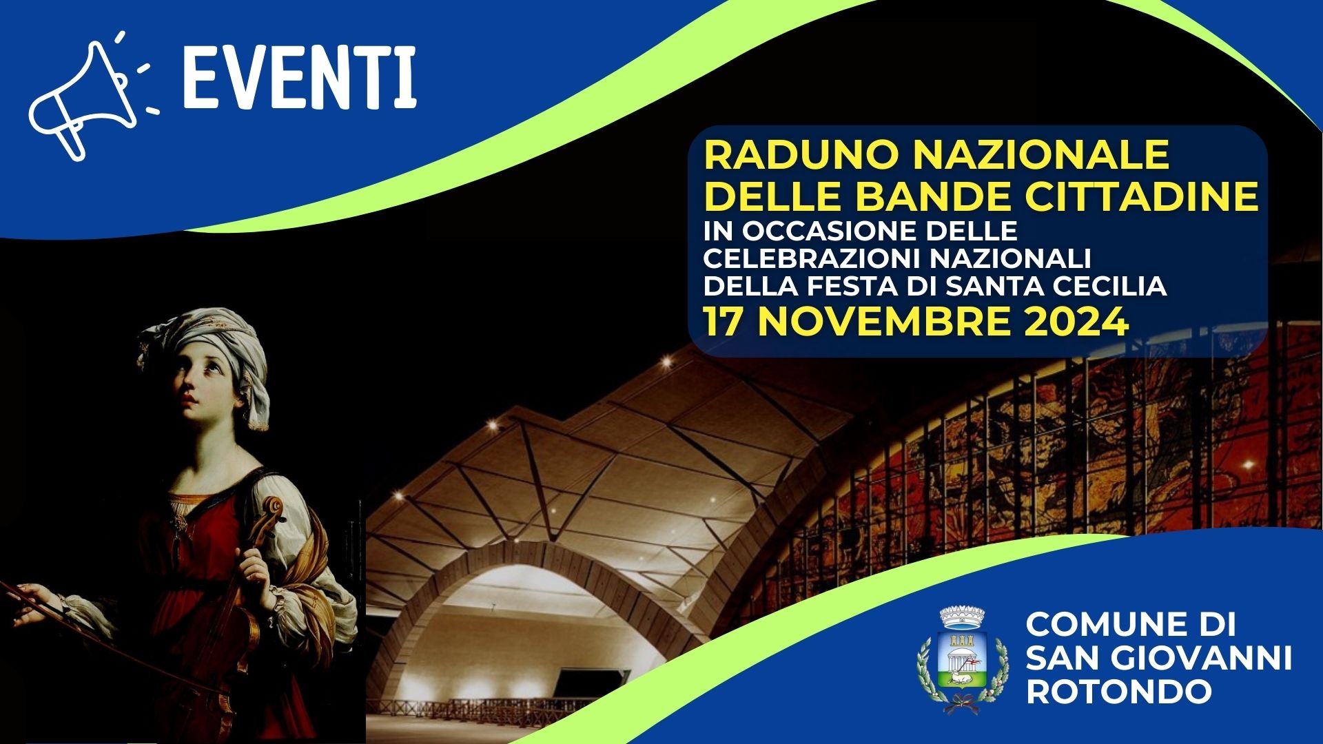 Celebrazioni nazionali della festa di Santa Cecilia: San Giovanni Rotondo ospita le Bande Cittadine di tutta Italia