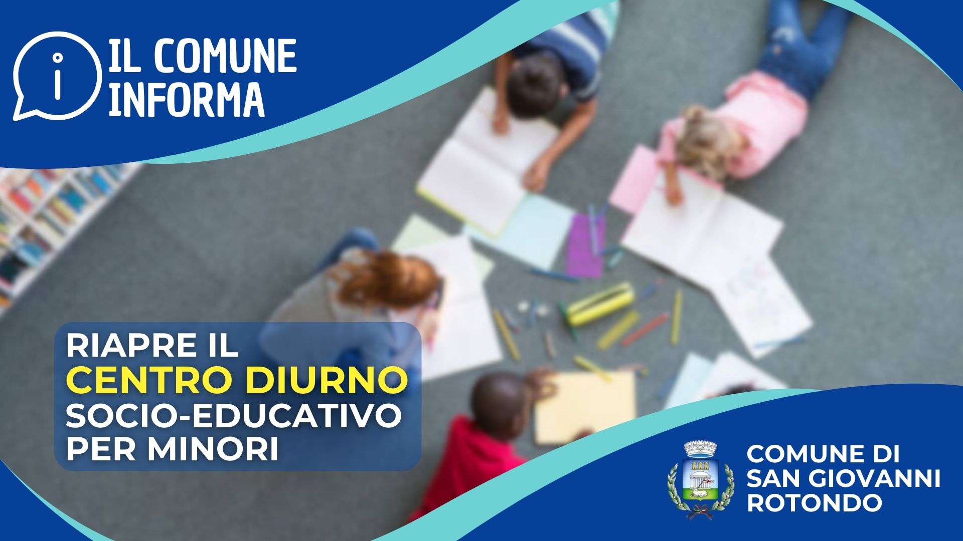 Riapre il Centro socio-educativo Diurno