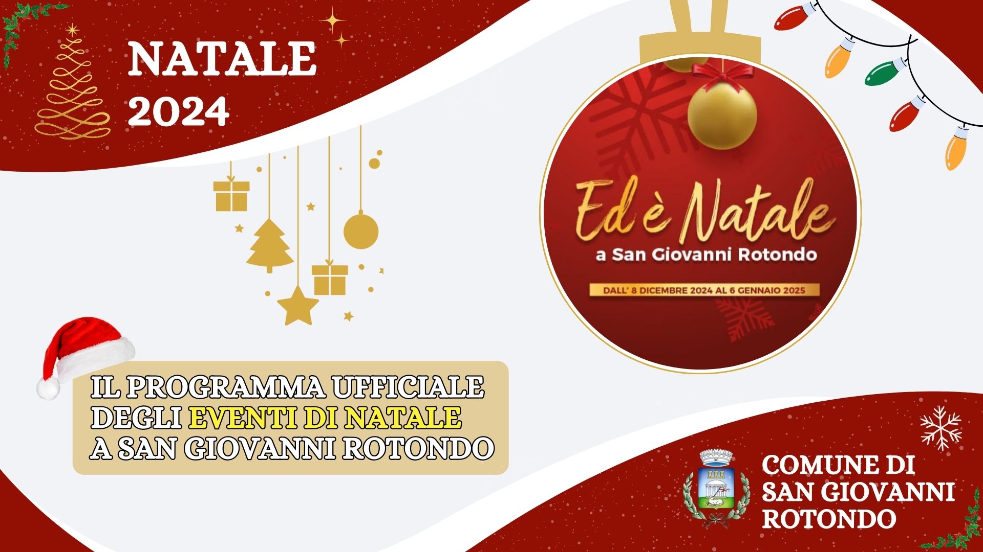 Programma eventi “Ed è Natale a San Giovanni Rotondo”