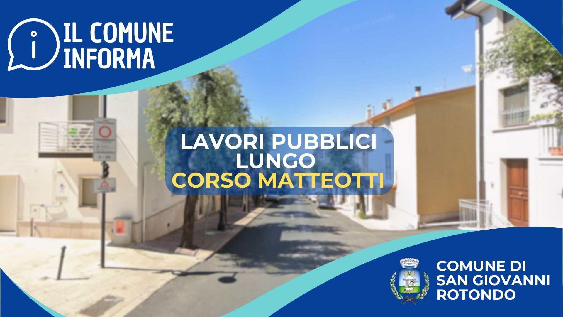 Lavori di riqualificazione in Corso Matteotti