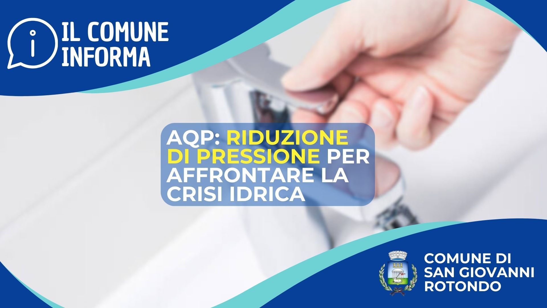 Acquedotto Pugliese: riduzione di pressione dell'acqua per affrontare la crisi idrica