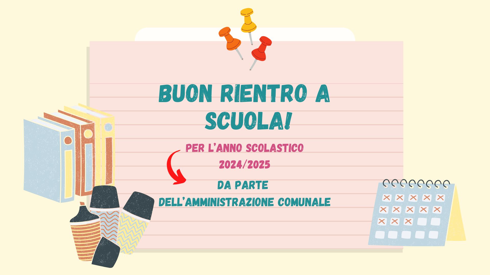 Auguri di inizio anno scolastico